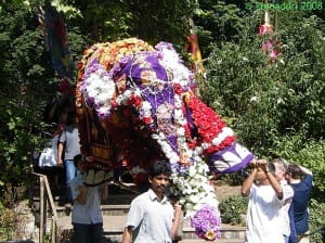 The opening procession