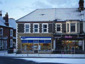 Westcott Place in snow. Photo © komadori.